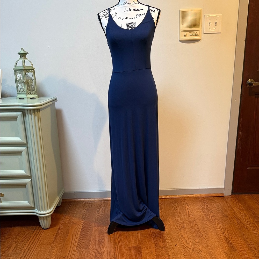 Market & Spruce Navy Maxi Dress